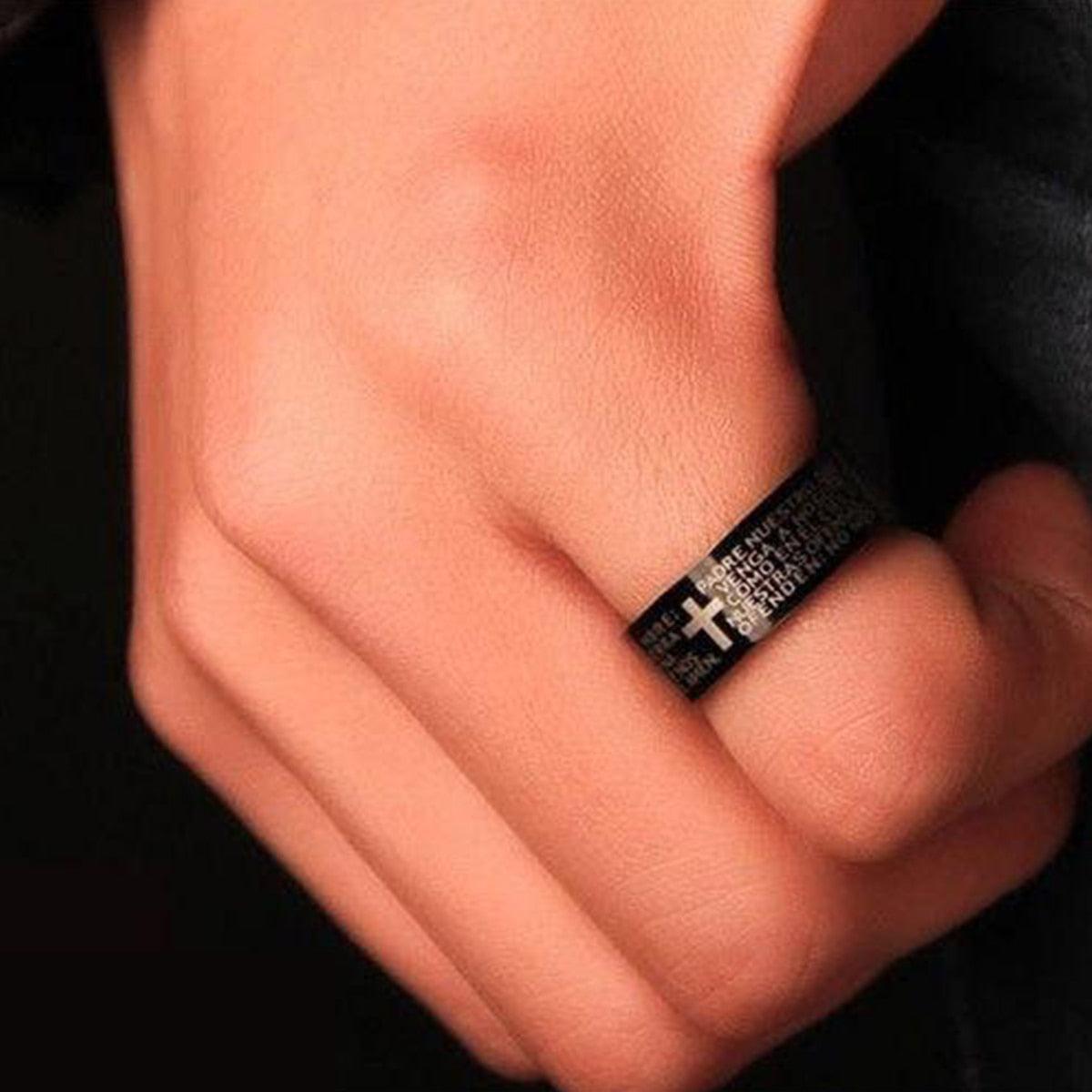 Innovative Jesus Cross Ring