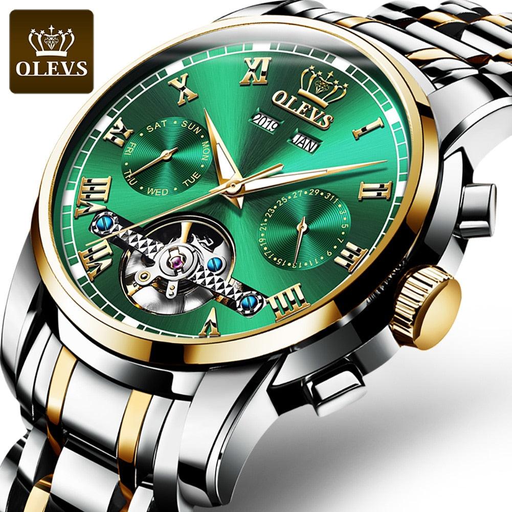 OLEVS Automatic Mechanical Men Watch
