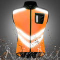WOSAWE Windproof Running Sports Jacket Men Women Reflective Water Repellent MTB Cycling Jogging Gym Workout Top Windbreaker