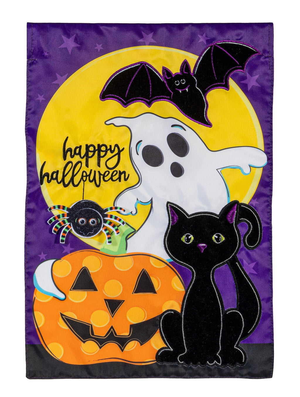 Halloween Friends 2 Sided Garden Flag