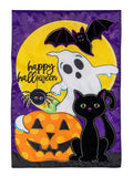 Halloween Friends 2 Sided Garden Flag