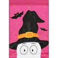 Halloween Peeking Ghost Garden Flag 2 Sided