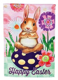 Happy Easter Bunny 2 Sided Garden Flag
