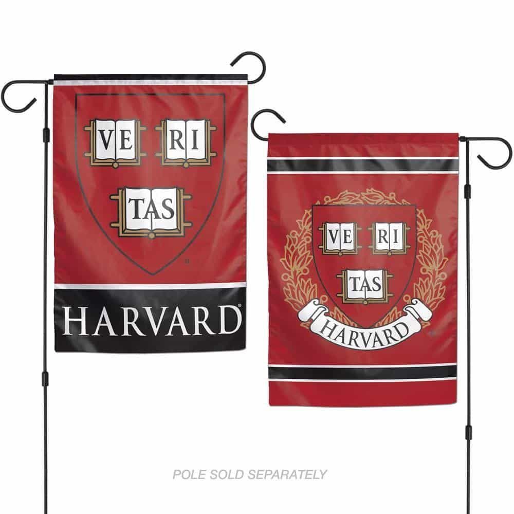 Harvard College Garden Flag 2 Sided