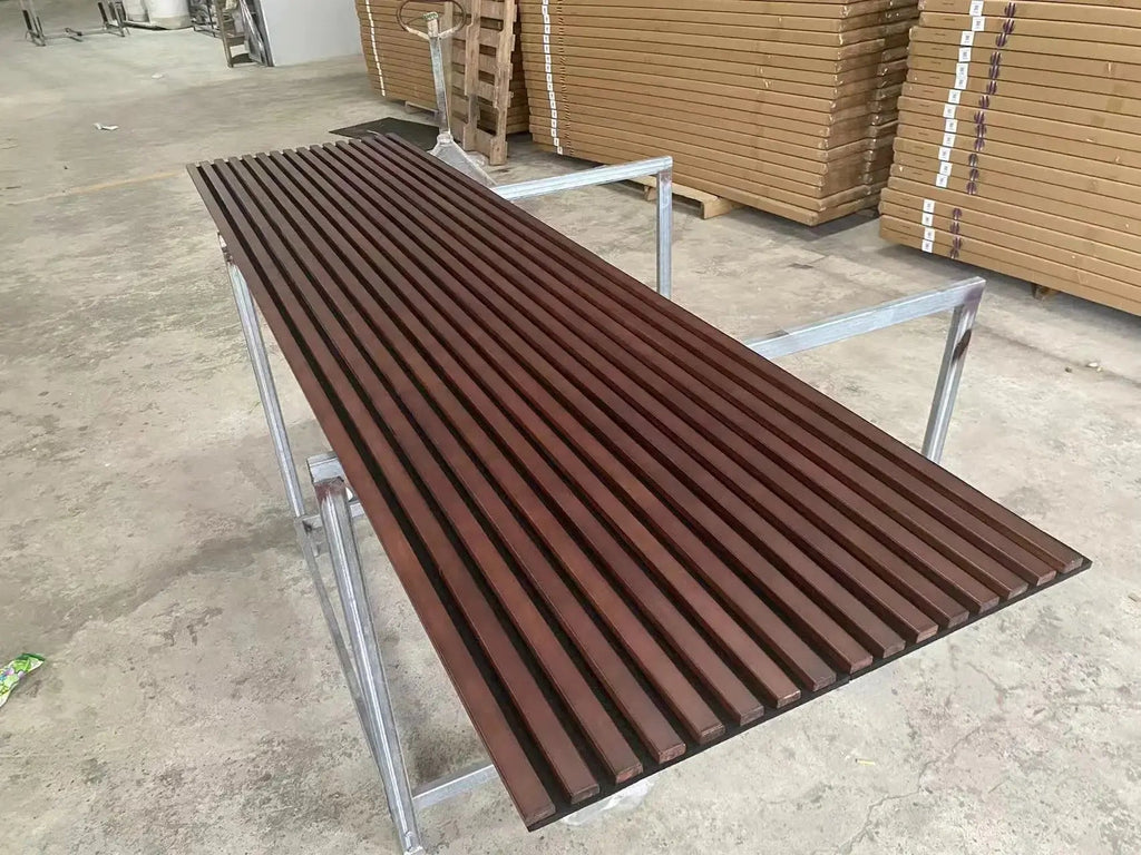 Hausvita Acoustic Solid Wood Slat Wall Panels ( 2 Panels Per Box )