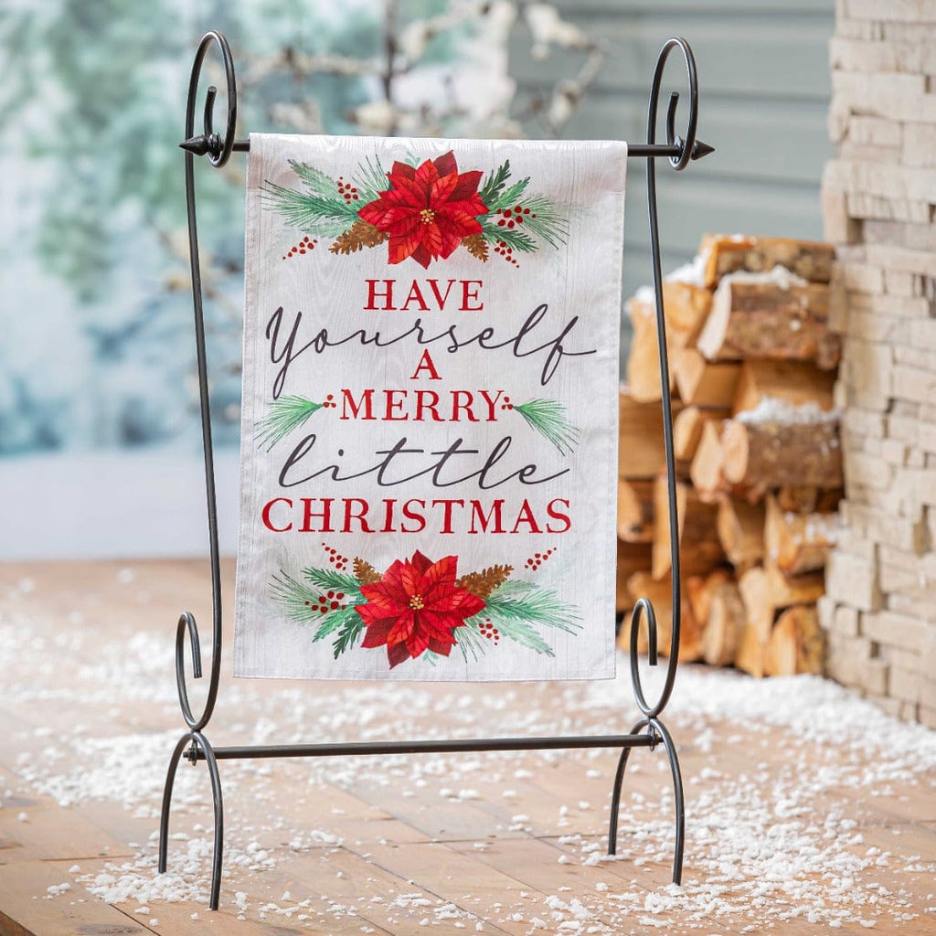 Have Yourself A Merry Little Christmas Garden Flag 2 Sided Moire