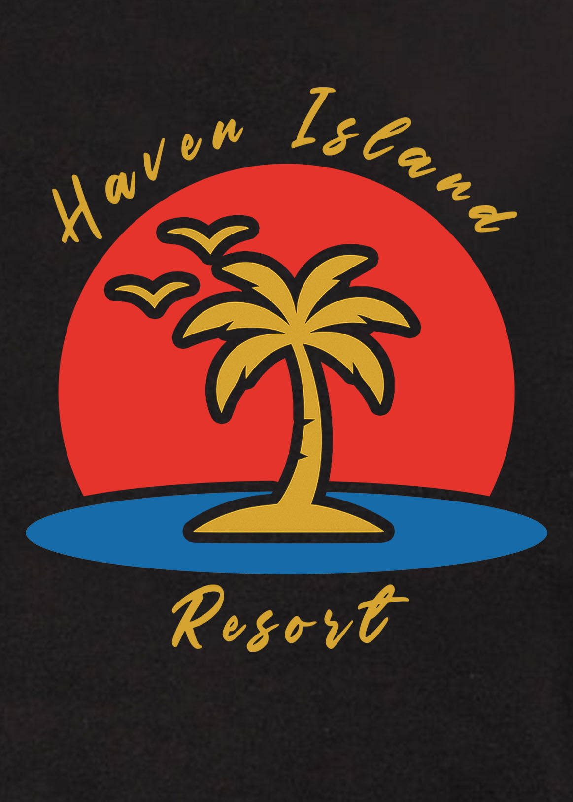Haven Island Resort Kids T-Shirt