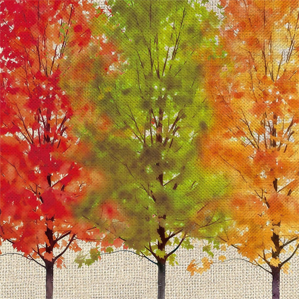 Hello Fall Autumn 2-Sided Burlap Garden Flag | 12.5" x 18"