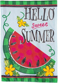Hello Sweet Summer 2 Sided Garden Flag