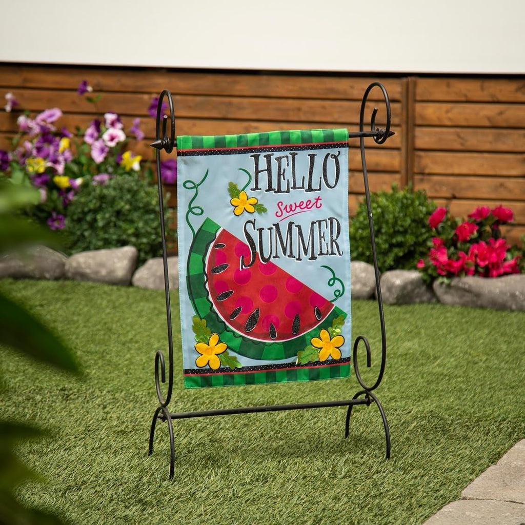 Hello Sweet Summer 2 Sided Garden Flag