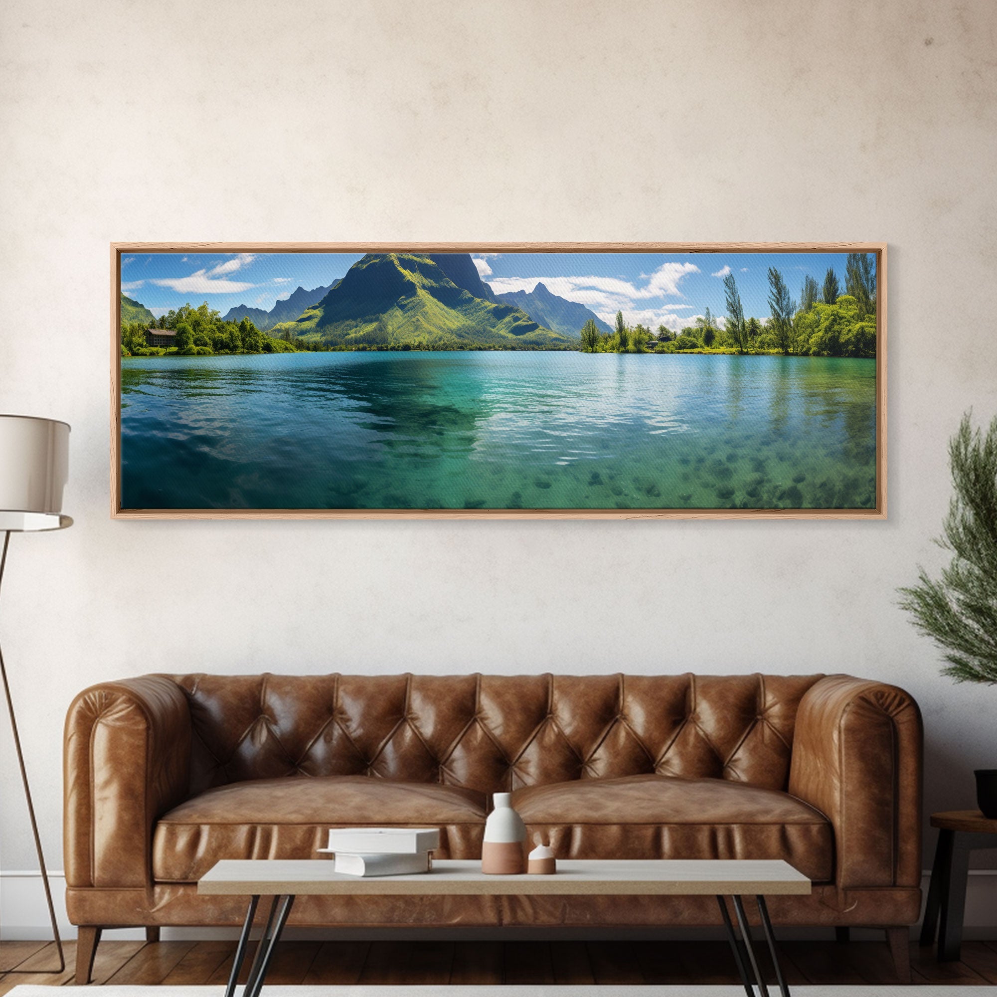Panoramic Print of Tahiti, Extra Large Wall Art, Panoramic Wall Art, Panoramic Landscape Print, Landscape Photography