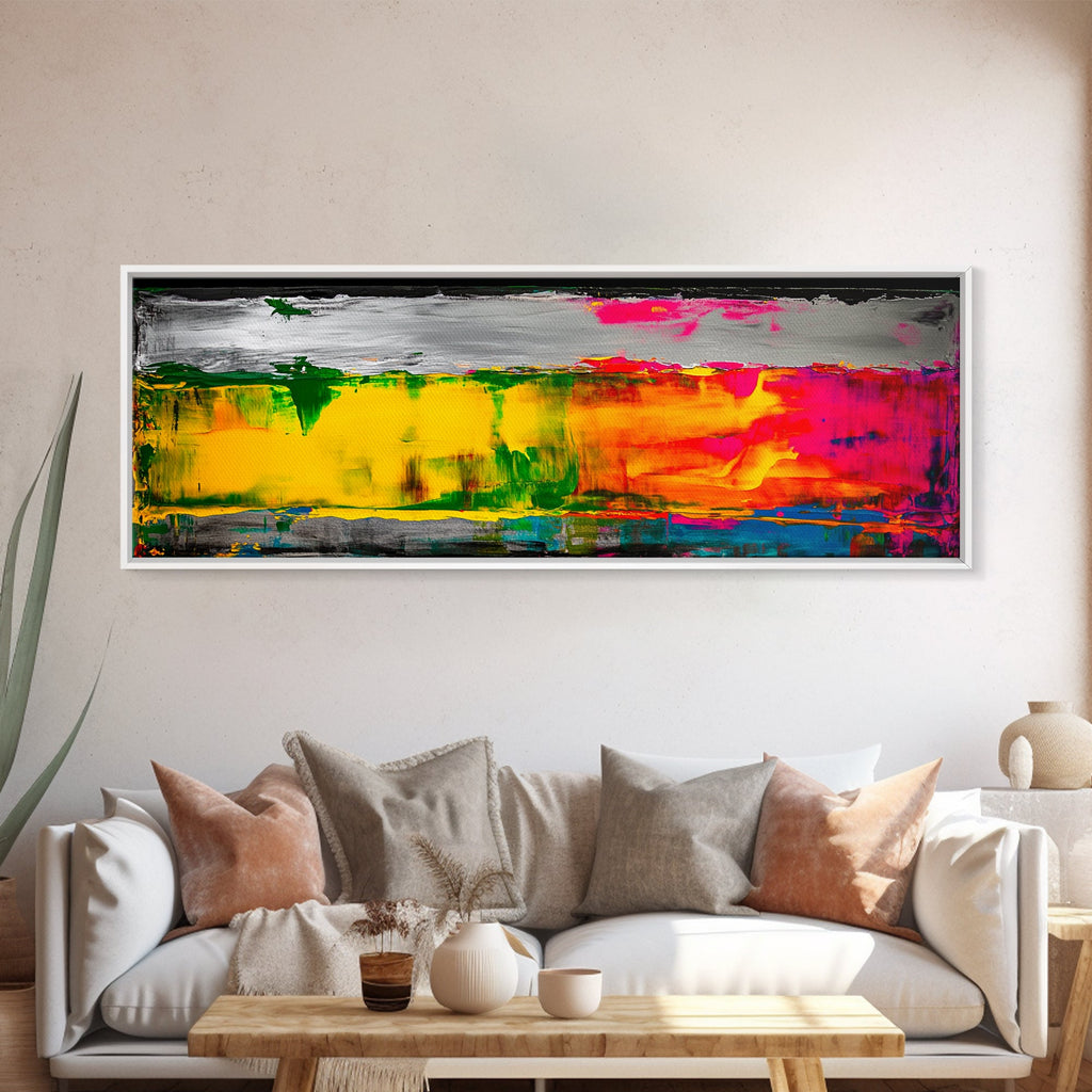 Abstract Color, Modern Art, Vibrant Minimalist Painting, Bold Wall Art, Living Room Aesthetic, Large Canvas Print, Statement Art