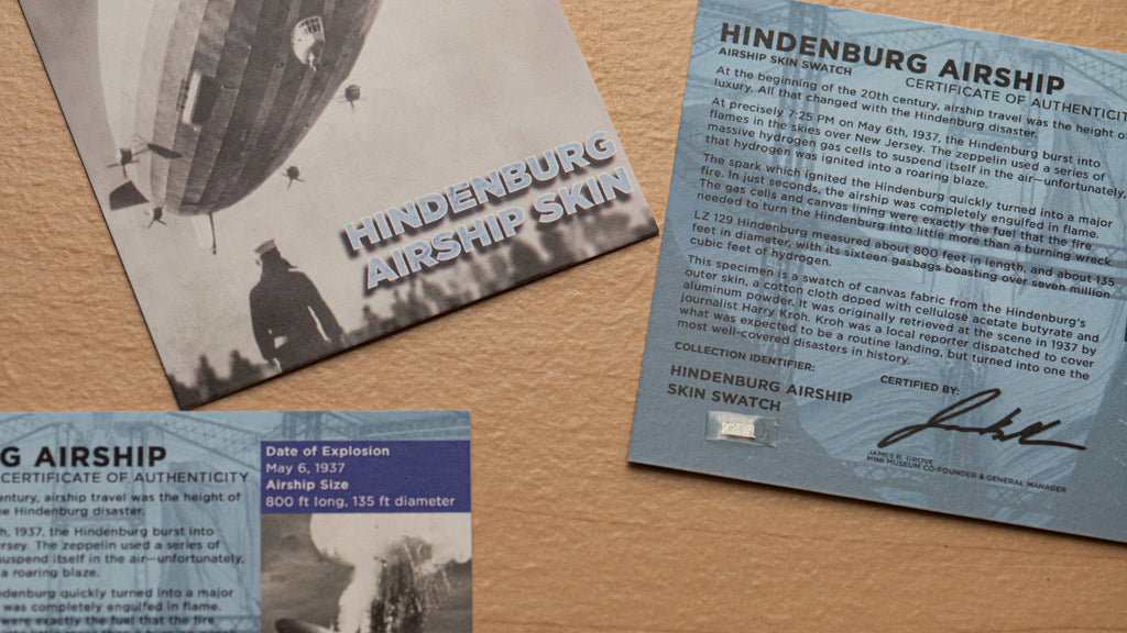 Hindenburg Airship Skin - Card Display