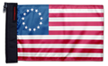 Betsy Ross 12"x18" Forever Wave Flag