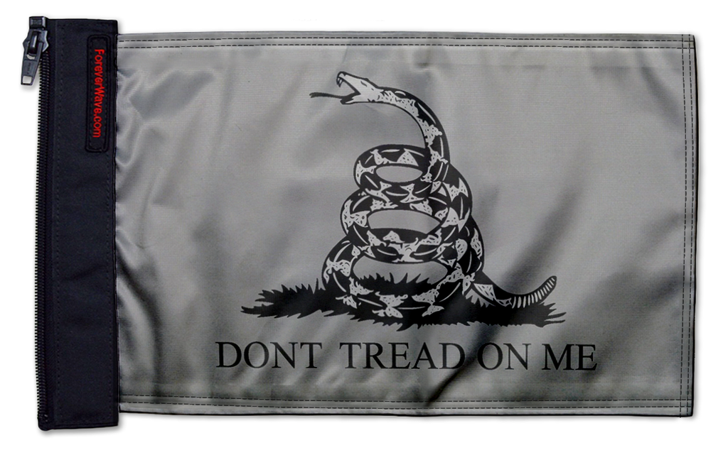 Gadsden Subdued 12"x18" Forever Wave Flag for Jeep Wrangler CJ-7 and CJ-8 1976-1986