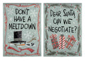Holiday Fun Christmas Garden Flag 2 Sided