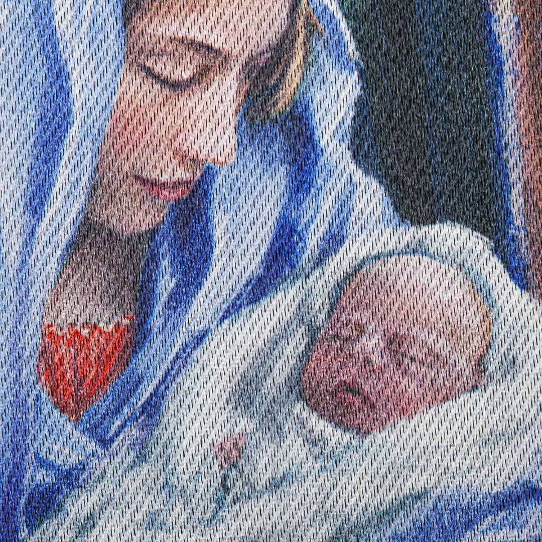 Holy Night Nativity Christmas Garden Flag 2 Sided Lustre