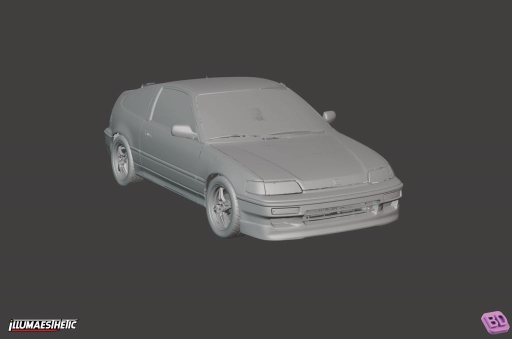 Honda CR-X 3D Scan (1987-1991)