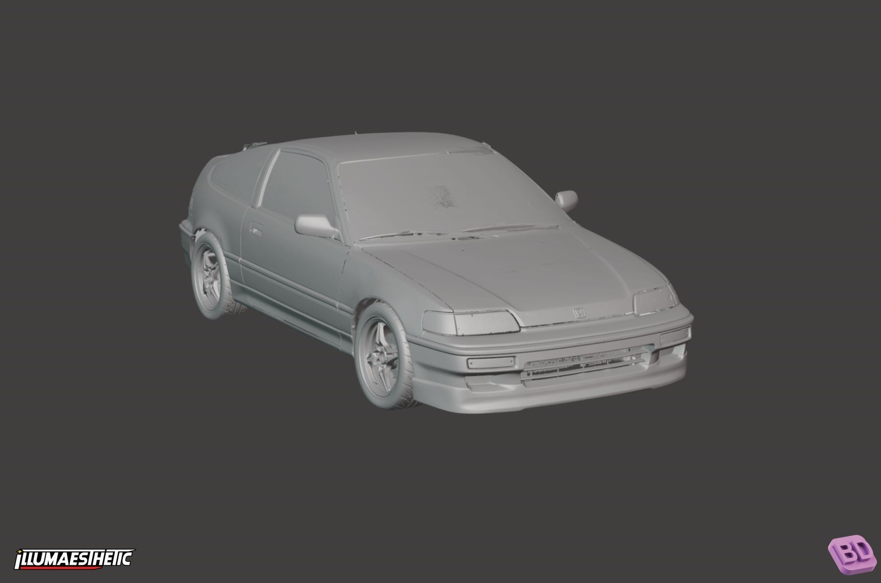Honda CR-X 3D Scan (1987-1991)
