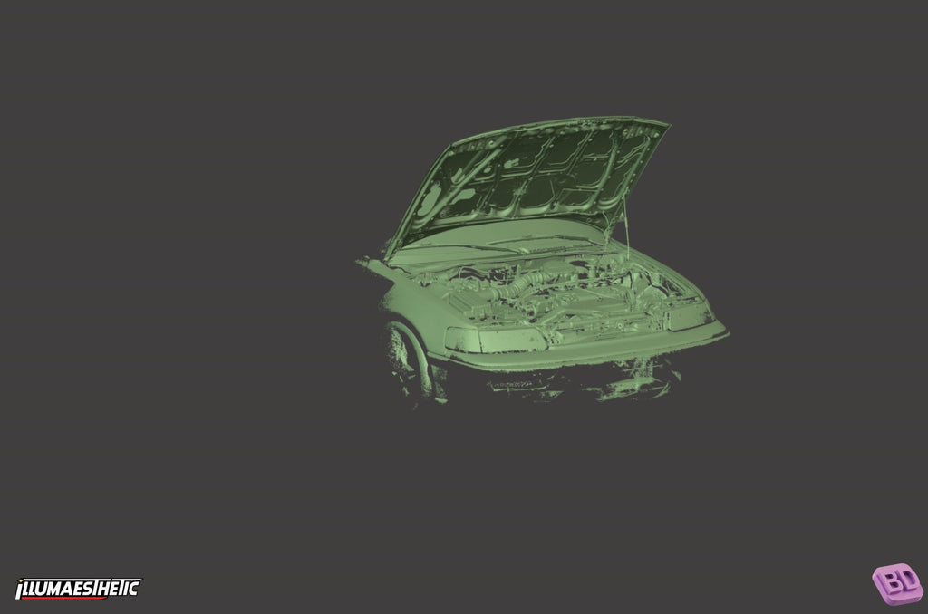 Honda CR-X 3D Scan (1987-1991)