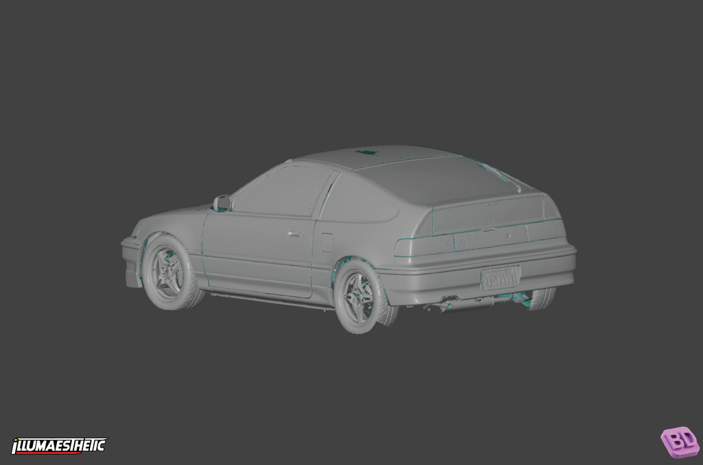 Honda CR-X 3D Scan (1987-1991)