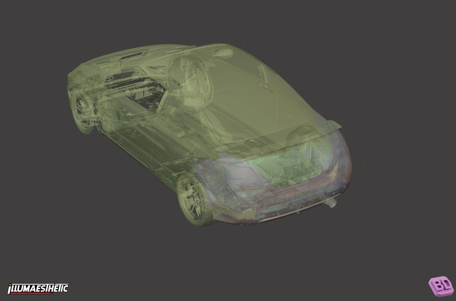 Honda Civic Si (FG2) 3D Scan (2006-2009)