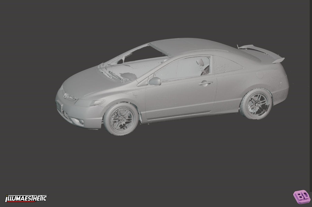 Honda Civic Si (FG2) 3D Scan (2006-2009)