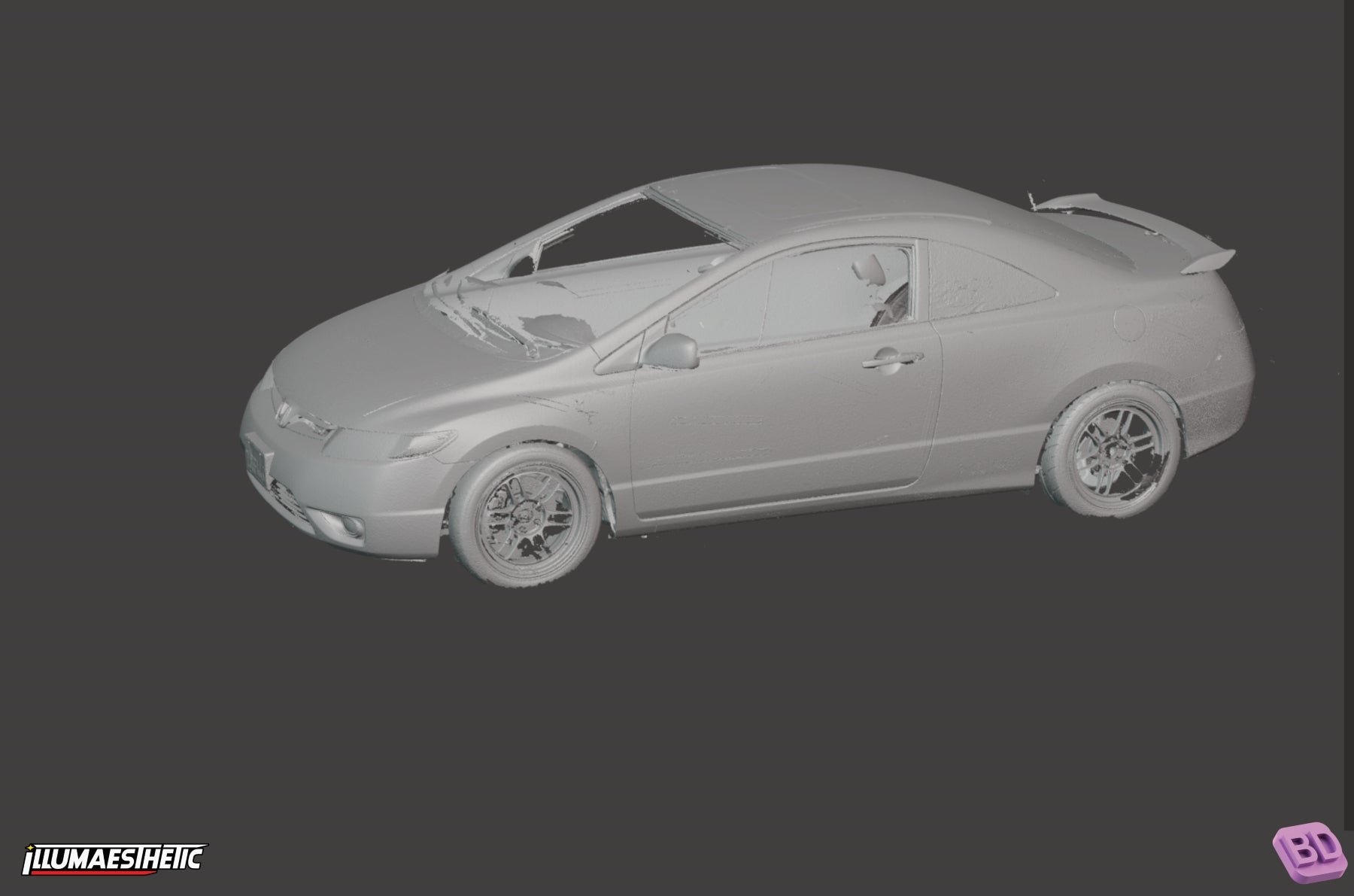 Honda Civic Si (FG2) 3D Scan (2006-2009)