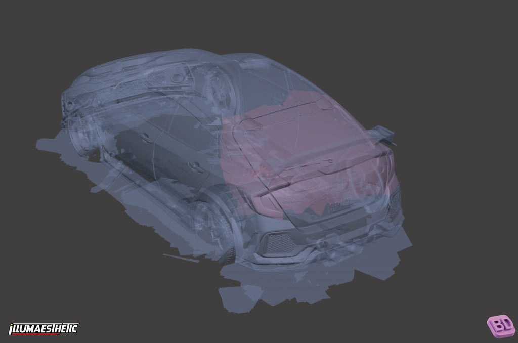 Honda Civic Type R (FK8) 3D Scan (2017-2022)