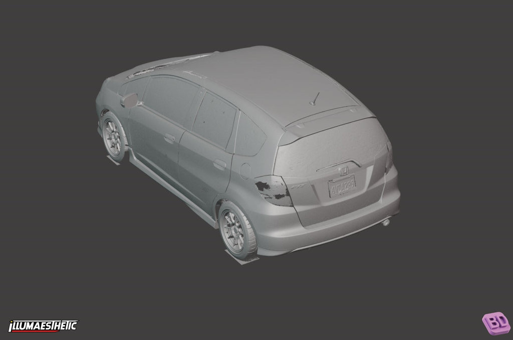 Honda Fit (GE) 3D Scan (2007-2014)