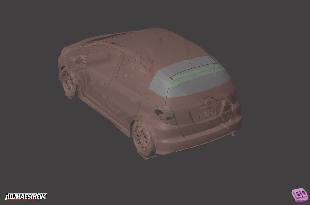 Honda Fit (GE) 3D Scan (2007-2014)