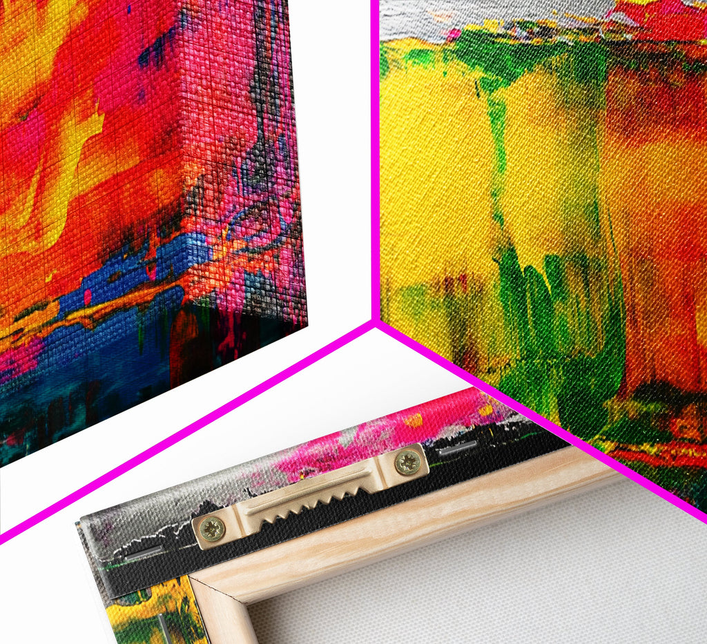 Abstract Color, Modern Art, Vibrant Minimalist Painting, Bold Wall Art, Living Room Aesthetic, Large Canvas Print, Statement Art