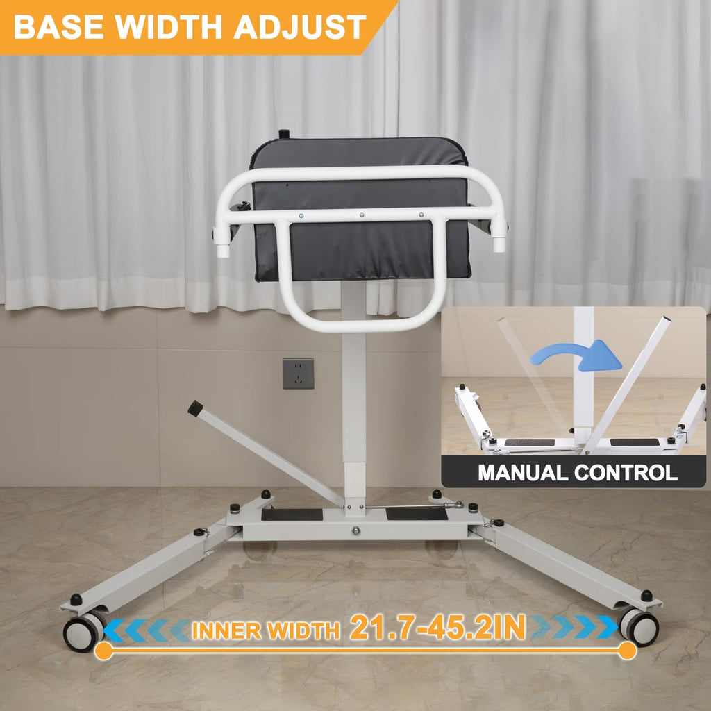 Household Manual Lift, Foldable Transfer Lift Assist Device Elderly Portable Mobility Aid For Car Auxiliary Transport Chair Nursing Staff Rehabilitation Personnel Elderly Bedside Bathroom Mobile Support Frames