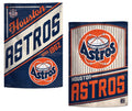 Houston Astros Garden Flag 2 Sided Pinstripe Vintage