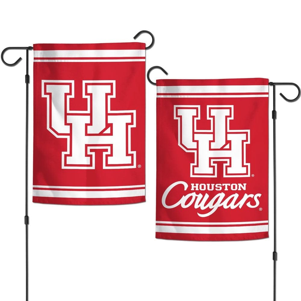 Houston Cougars Garden Flag 2 Sided Both Logos
