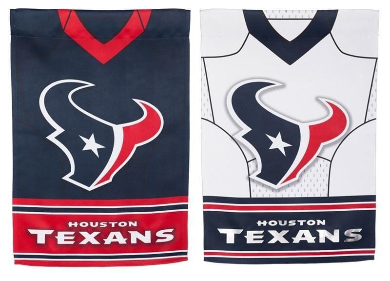 Houston Texans Garden Flag 2 Sided Foil Jersey