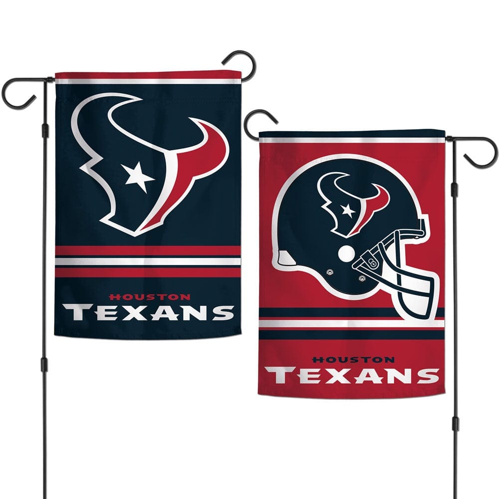 Houston Texans Garden Flag 2 Sided Helmet Logo