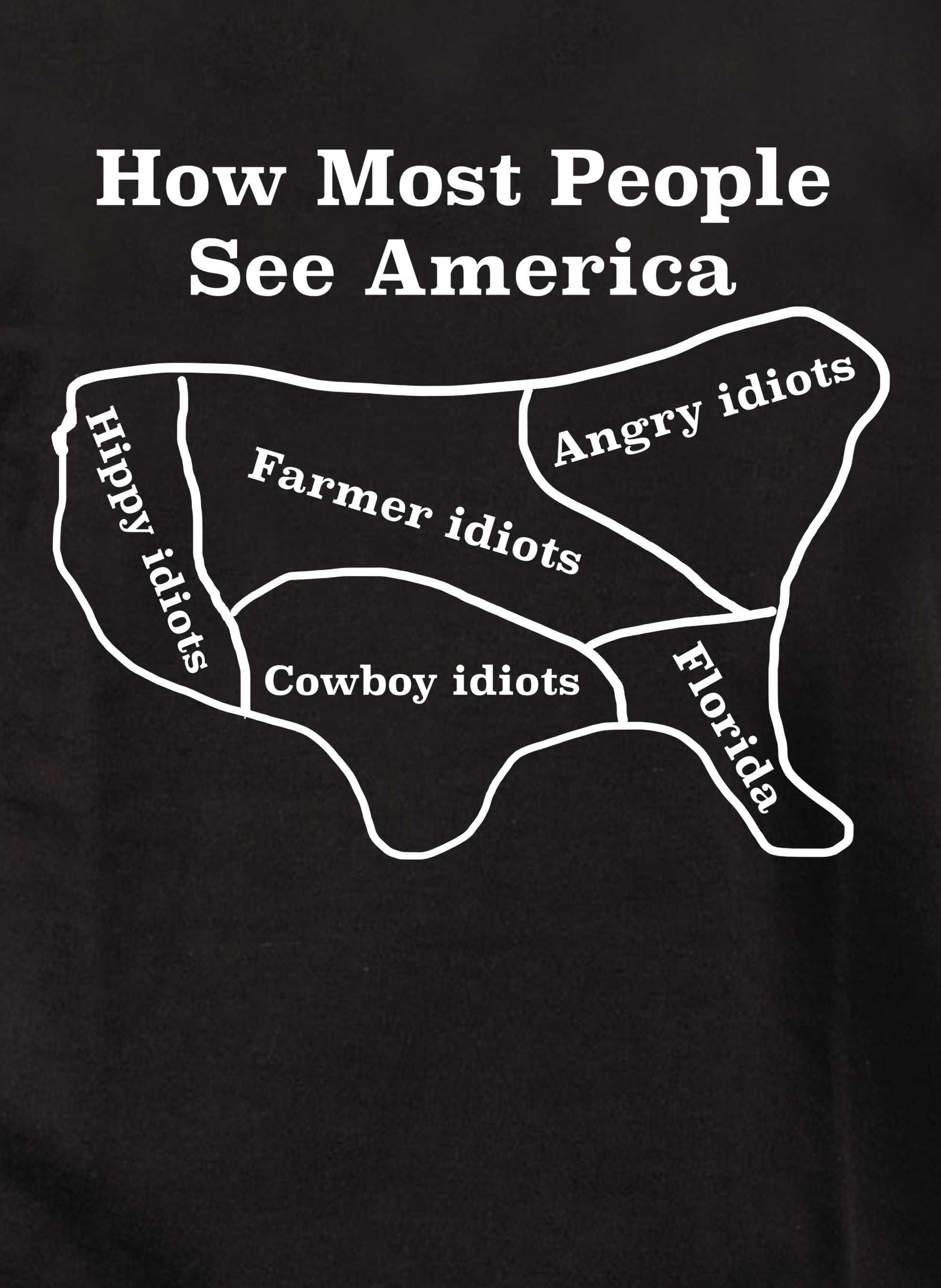 How Most People See America Kids T-Shirt