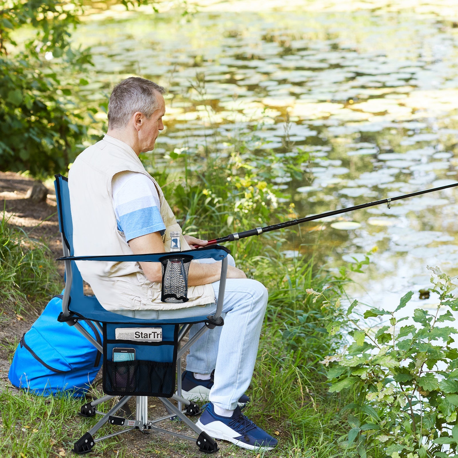 360° Swivel Hunting Chair Portable Foldable