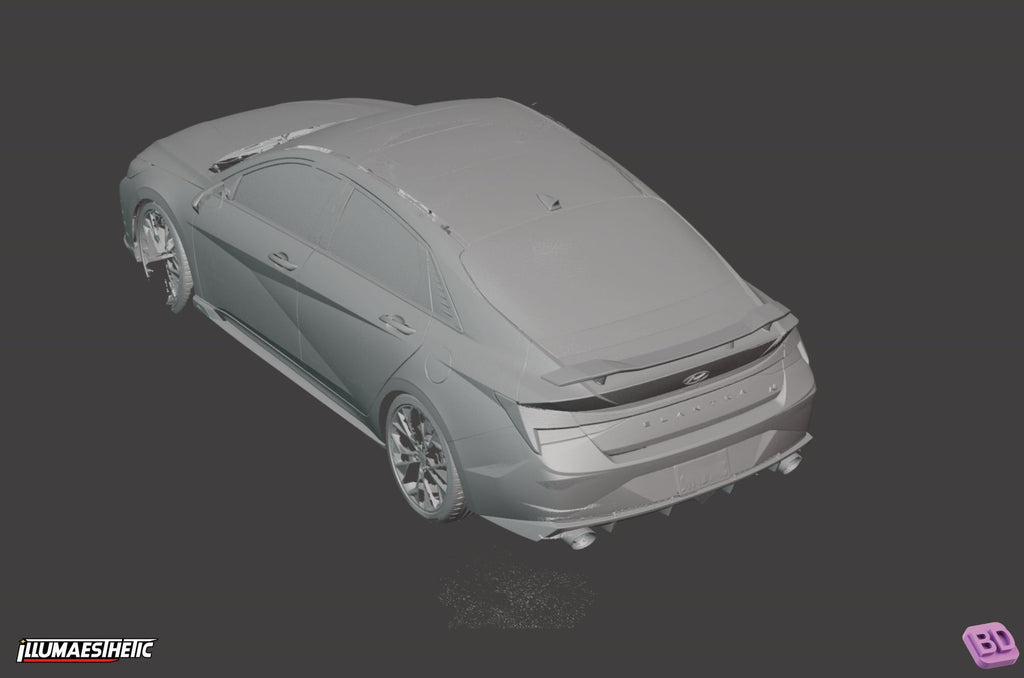 Hyundai Elantra (CN7) N 3D Scan (2020+)