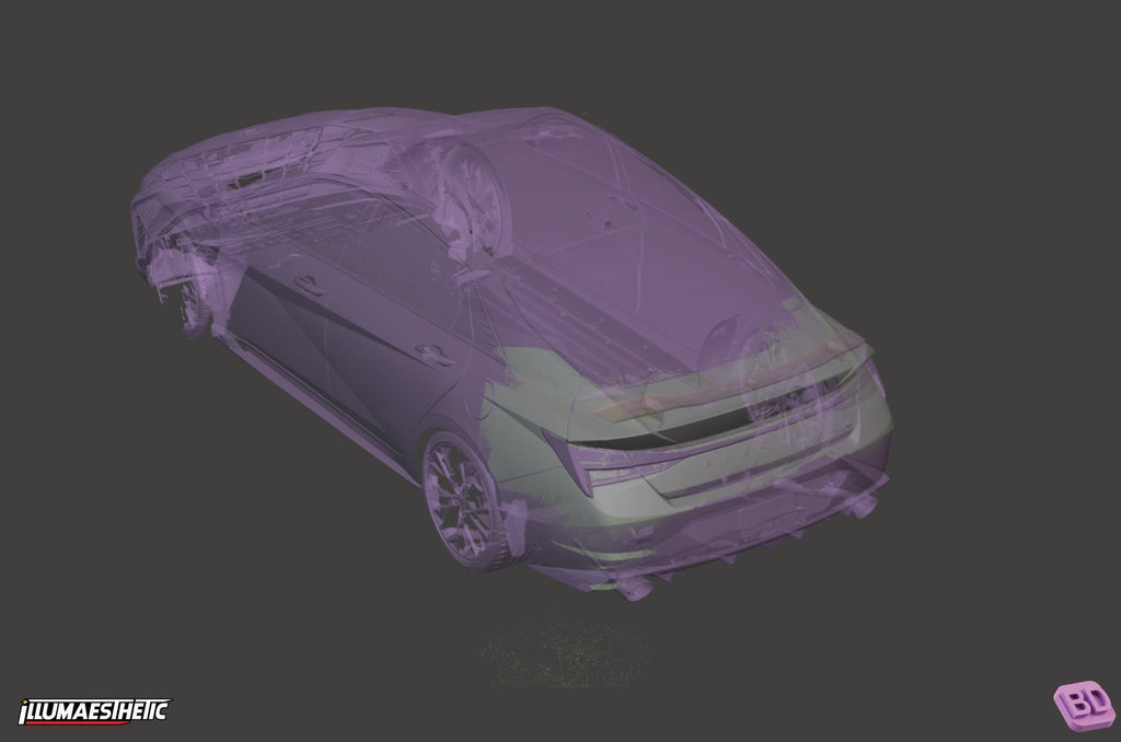 Hyundai Elantra (CN7) N 3D Scan (2020+)