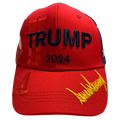 Red TRUMP 2024 Signature Hat - 7049