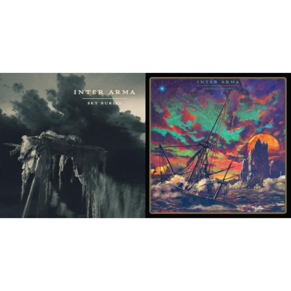 Inter Arma - Paradise Gallows (Mint Green & Grimace Purple Galaxy Merge Vinyl/2LP) & Sulphur English (Gold Nugget Vinyl/2LP)