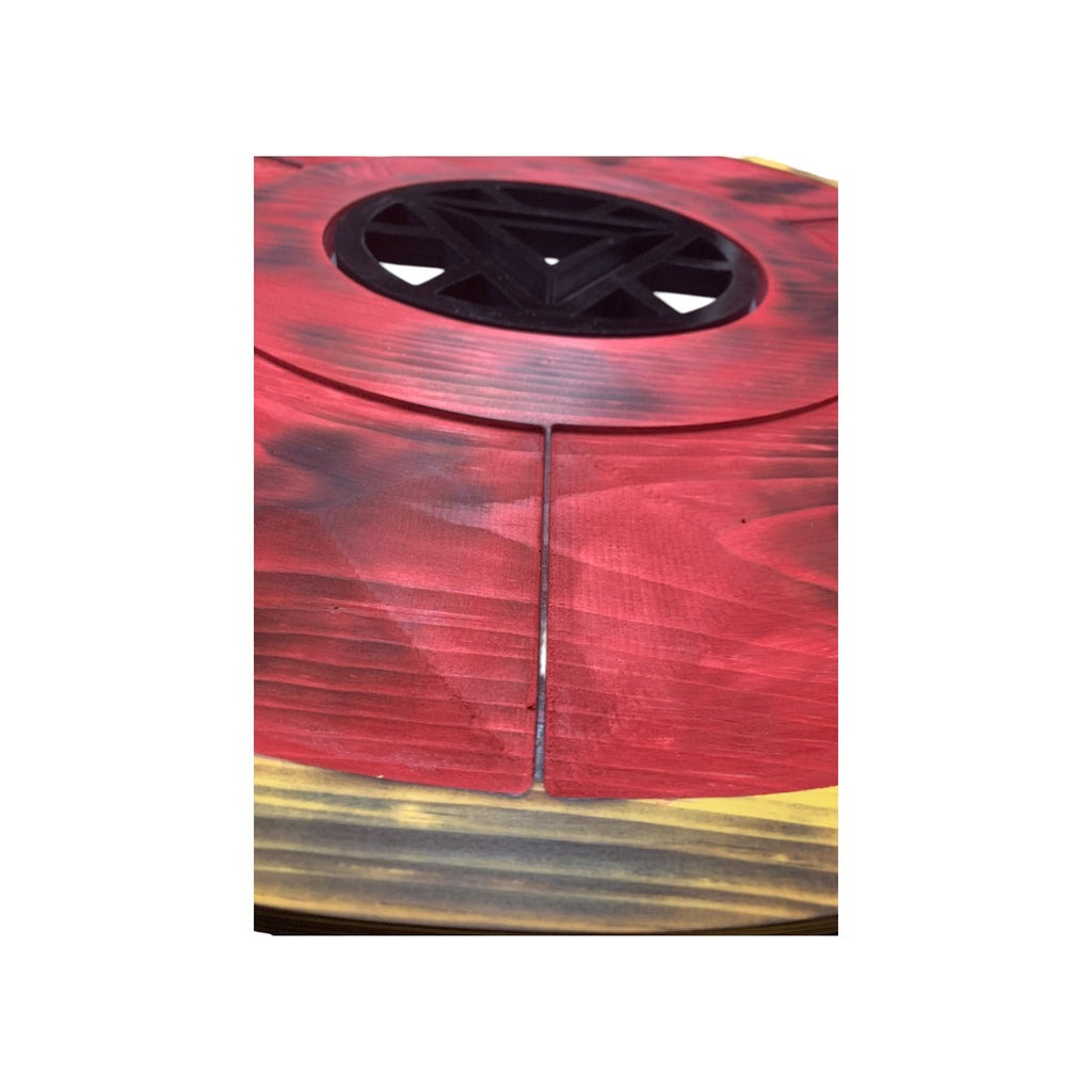 Wooden Ironman-Inspired Reactor Wall Decor with LED Backlighting