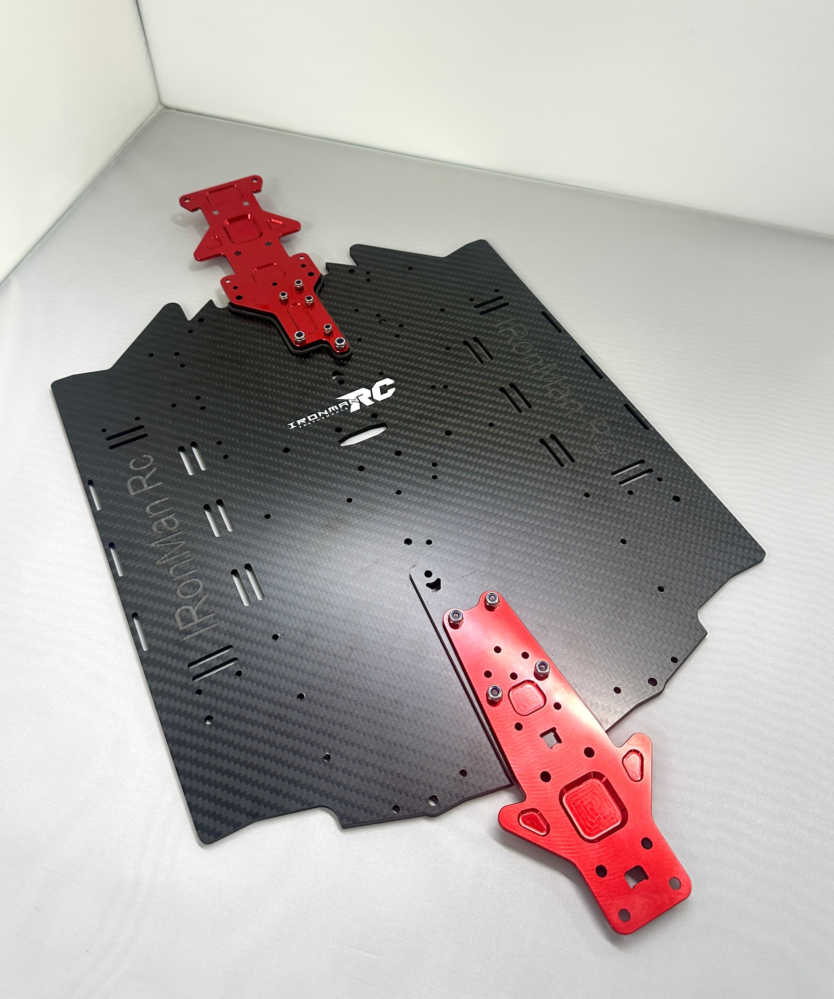 IRonManRc Limitless V2 Carbon Fiber Wide Chasis W/ Top Brace