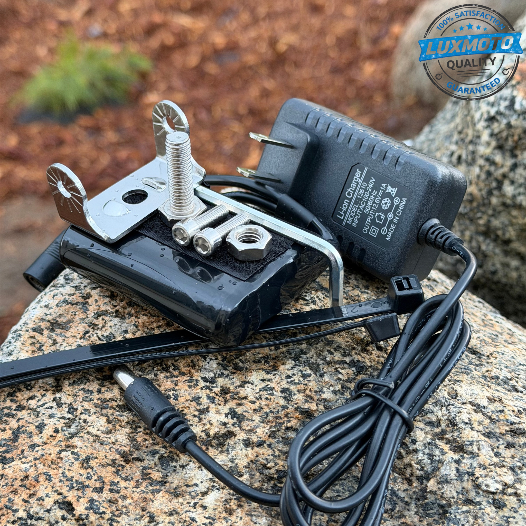 🔥BEST VALUE🔥..………. Baja Light RECHARGEABLE[COMES WITH BATTERY & CHARGER!] (Fits any bike)