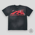 Hellstar Sport Logo Gel T-shirt in Black/Red