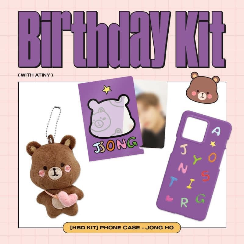 ATEEZ Hbd Jongho - Phone Case Kit
