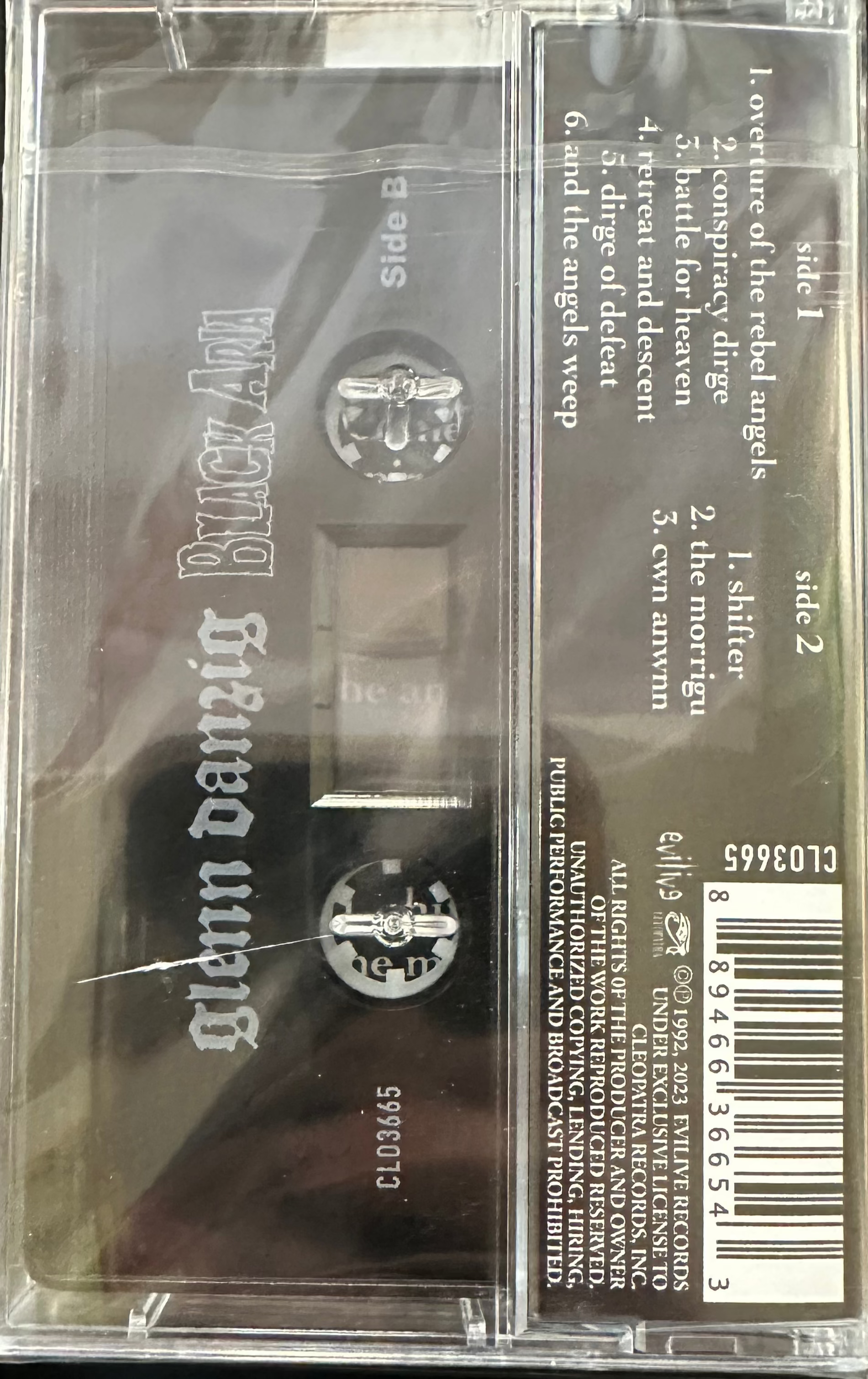 Glenn Danzig - Black Aria Cassette