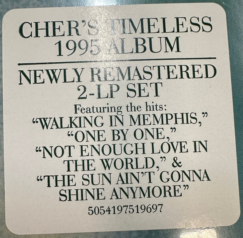 Cher - It's A Mans's World 2x Vinyl LP Record